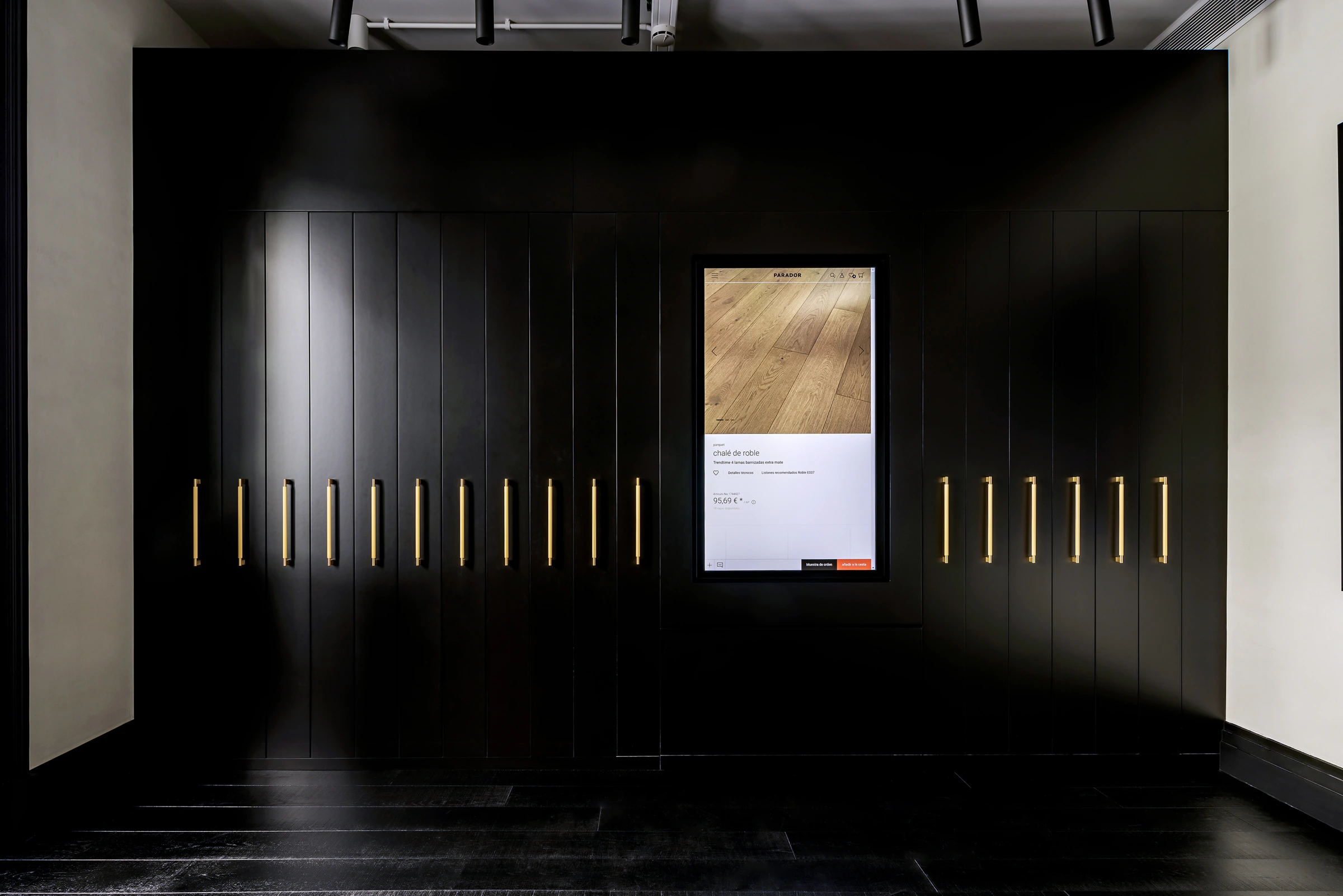 Panel de exposición de pavimentos